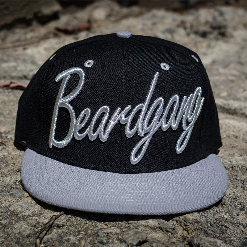 Beardgang Silver Snapback