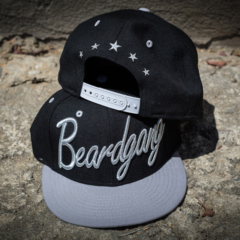 Beardgang Silver Snapback